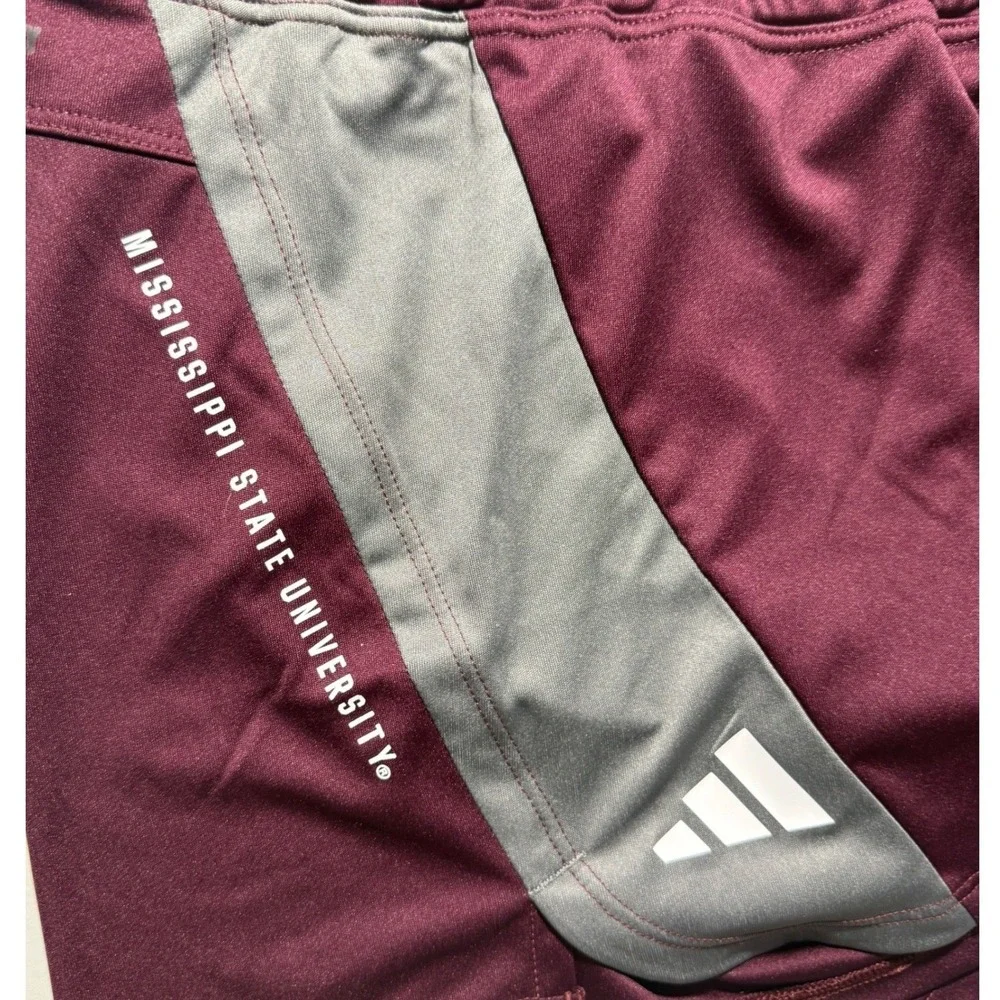 Adidas Mississippi State University Maroon D4T K Training Shorts Womens M